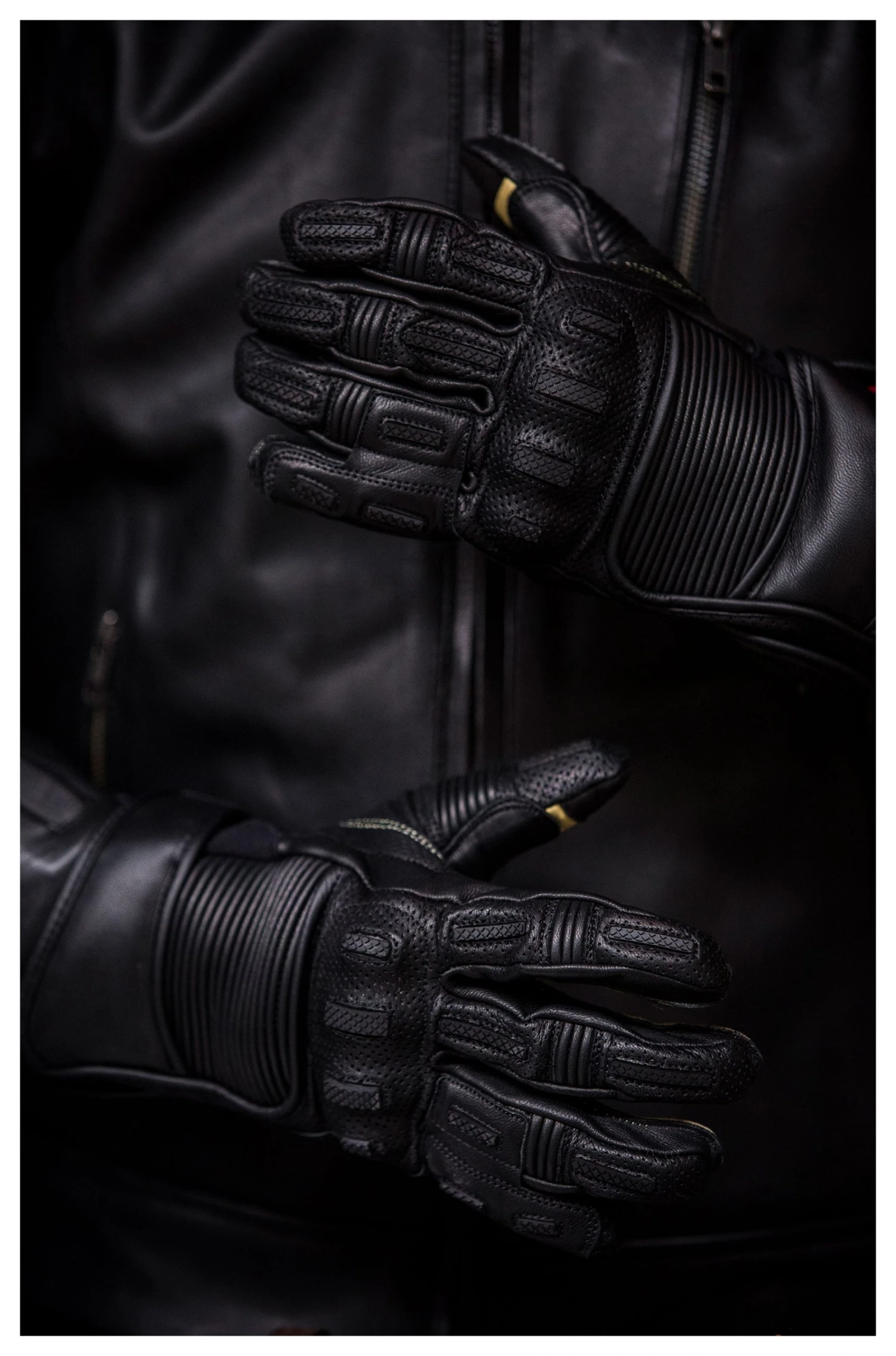 RSD Apparel Short Cuff Gloves Roland Sands F@#k Luck Gloves - Image 5