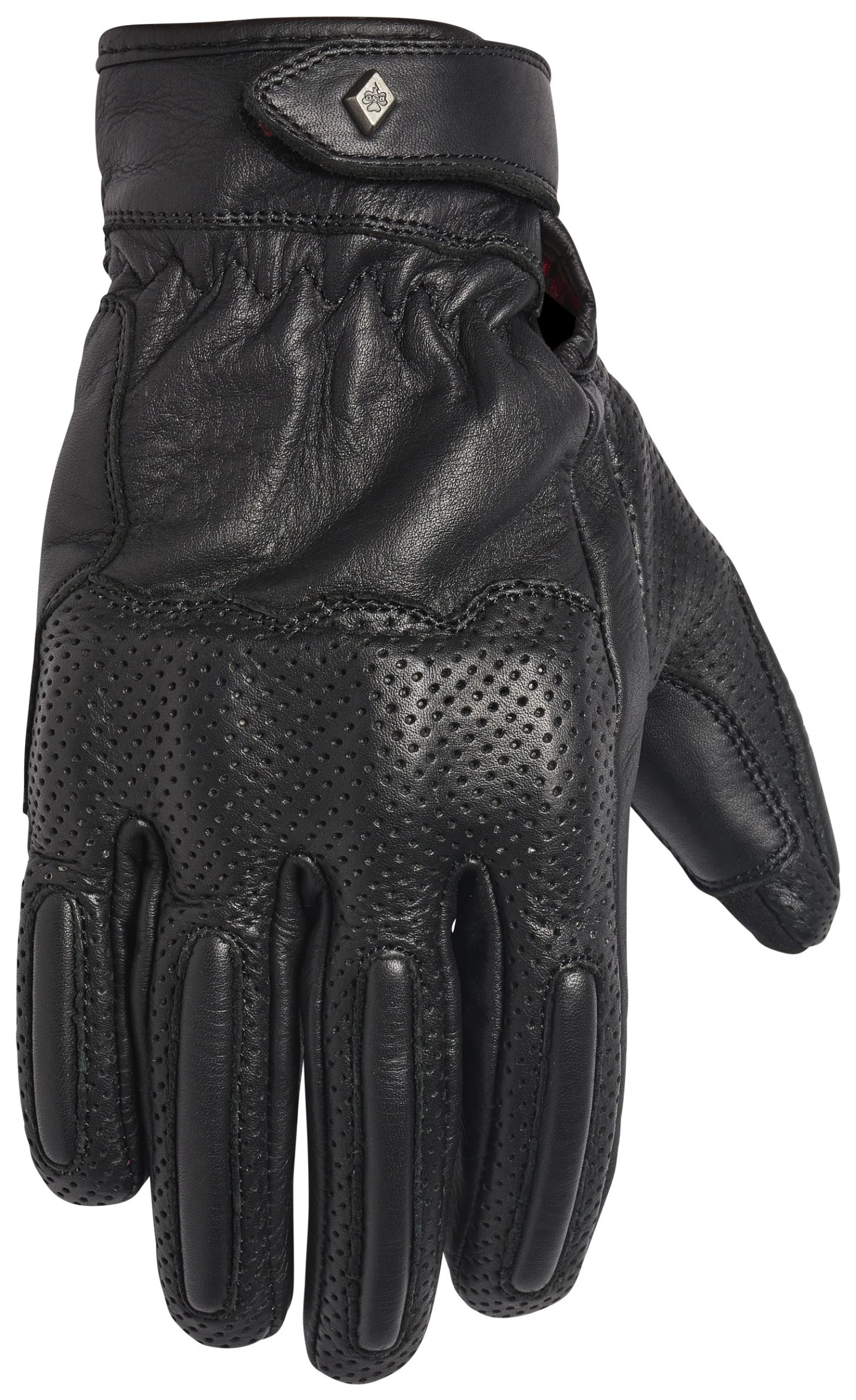 RSD Apparel Short Cuff Gloves Roland Sands Seventy4 Roswell CE Perforated Gloves