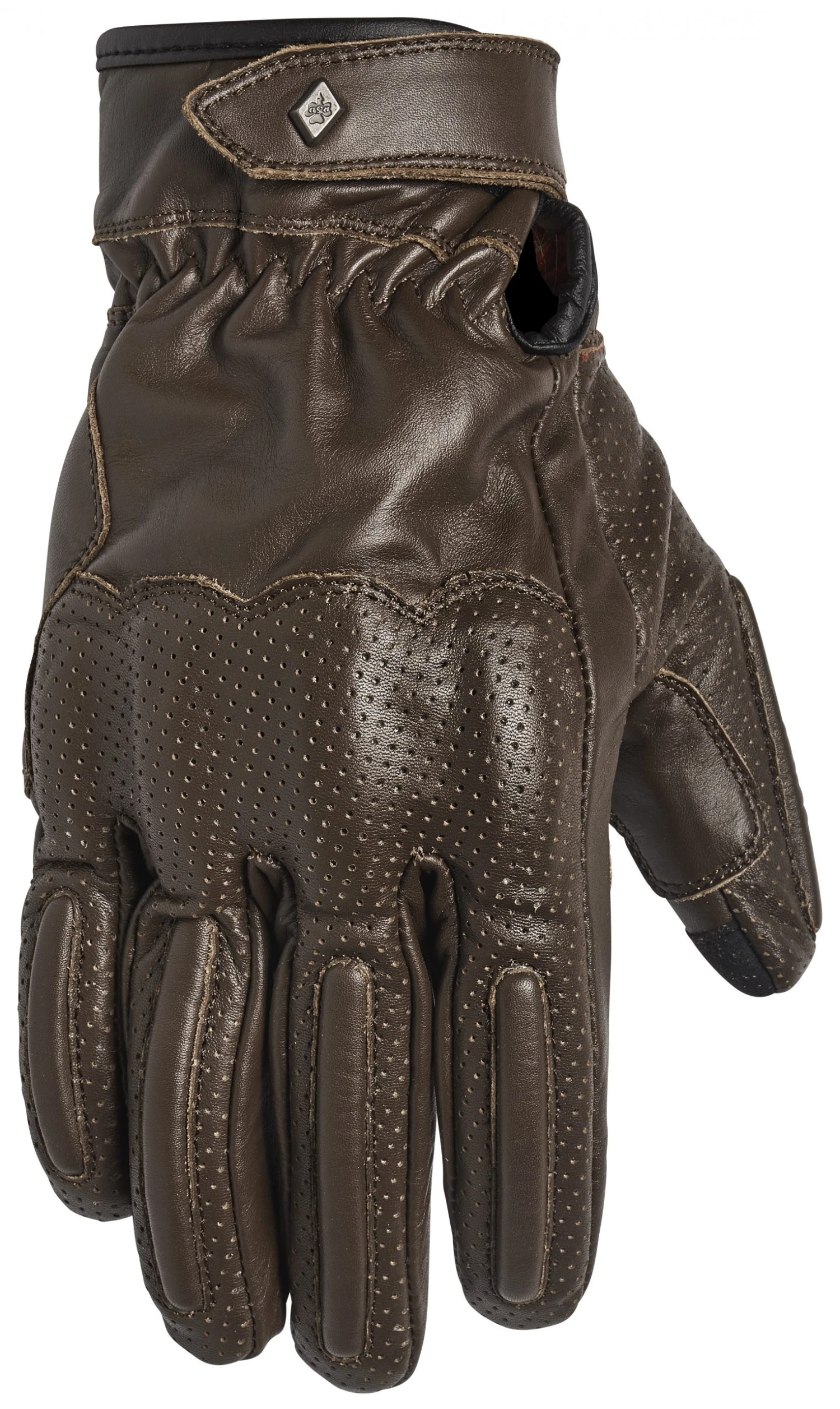 RSD Apparel Short Cuff Gloves Roland Sands Seventy4 Roswell CE Perforated Gloves - Image 3